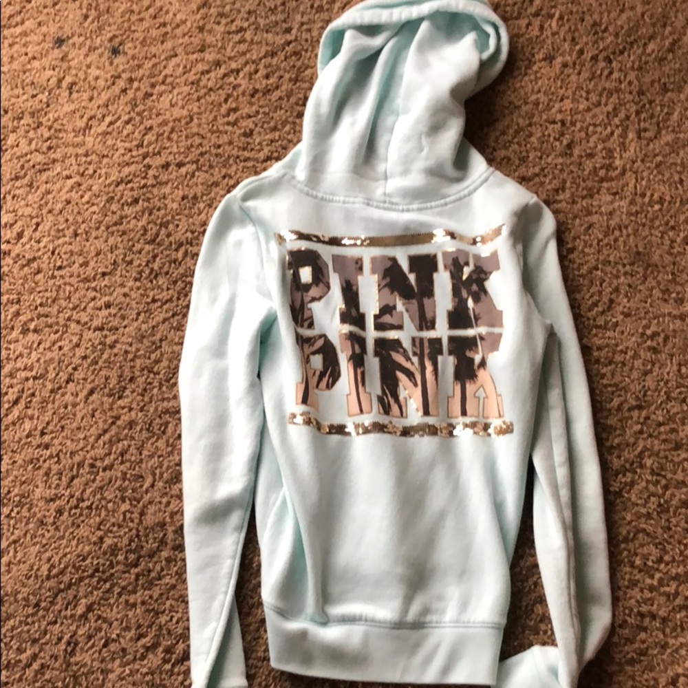 Blue PINK hoodie